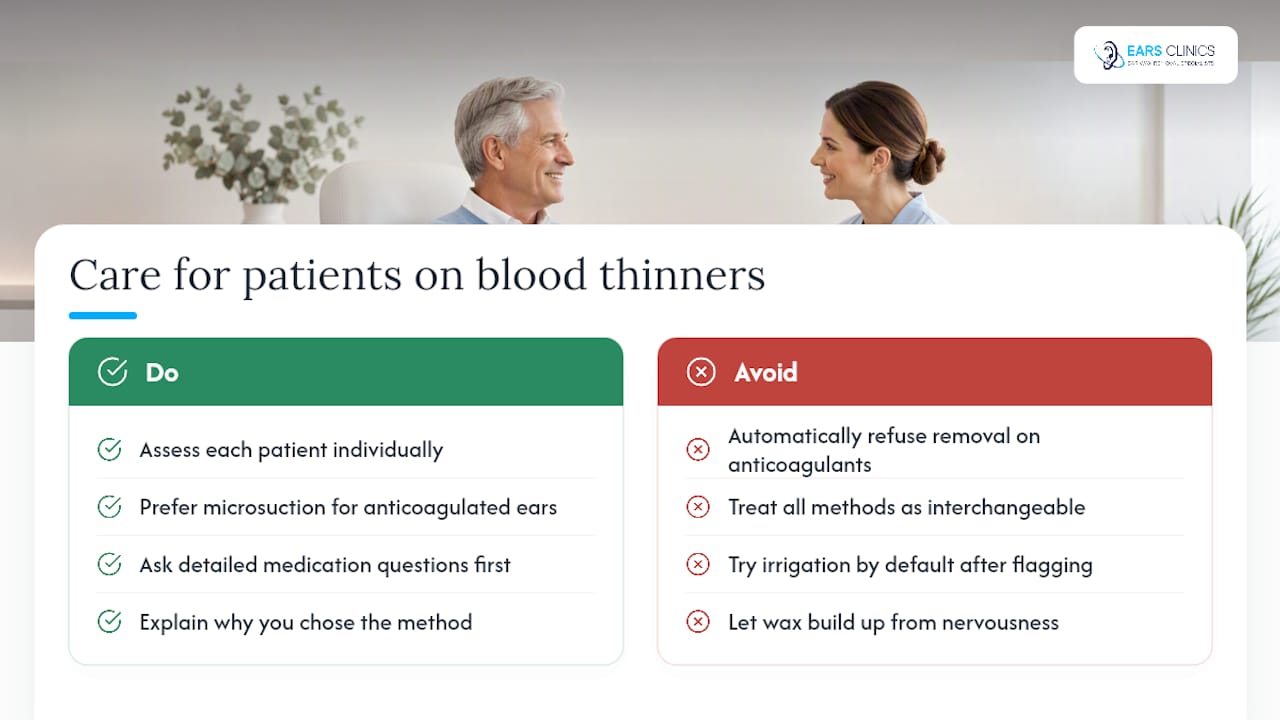 Our take: the caution around blood thinners is right, but the fear often isn't — overview diagram