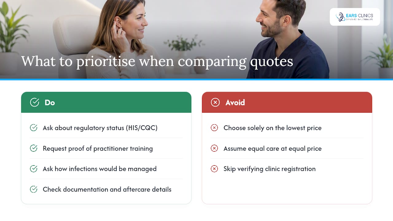 What actually matters when you're comparing quotes — overview diagram