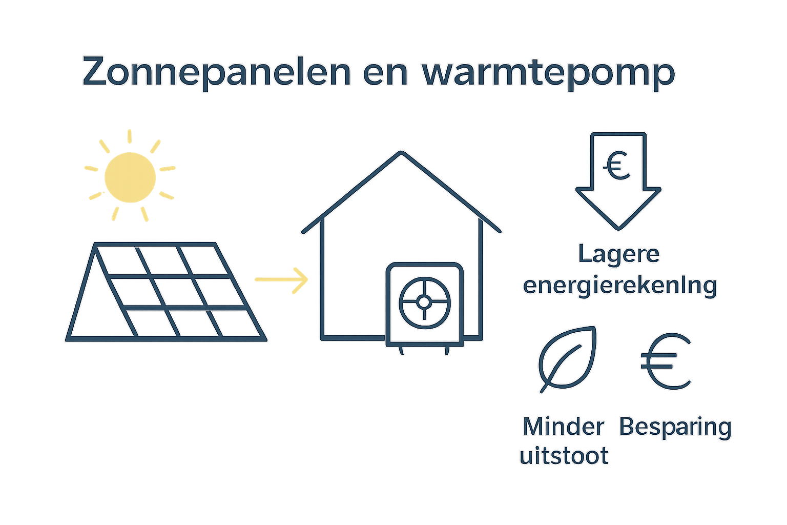 Infographic: solar to heat pump home benefits