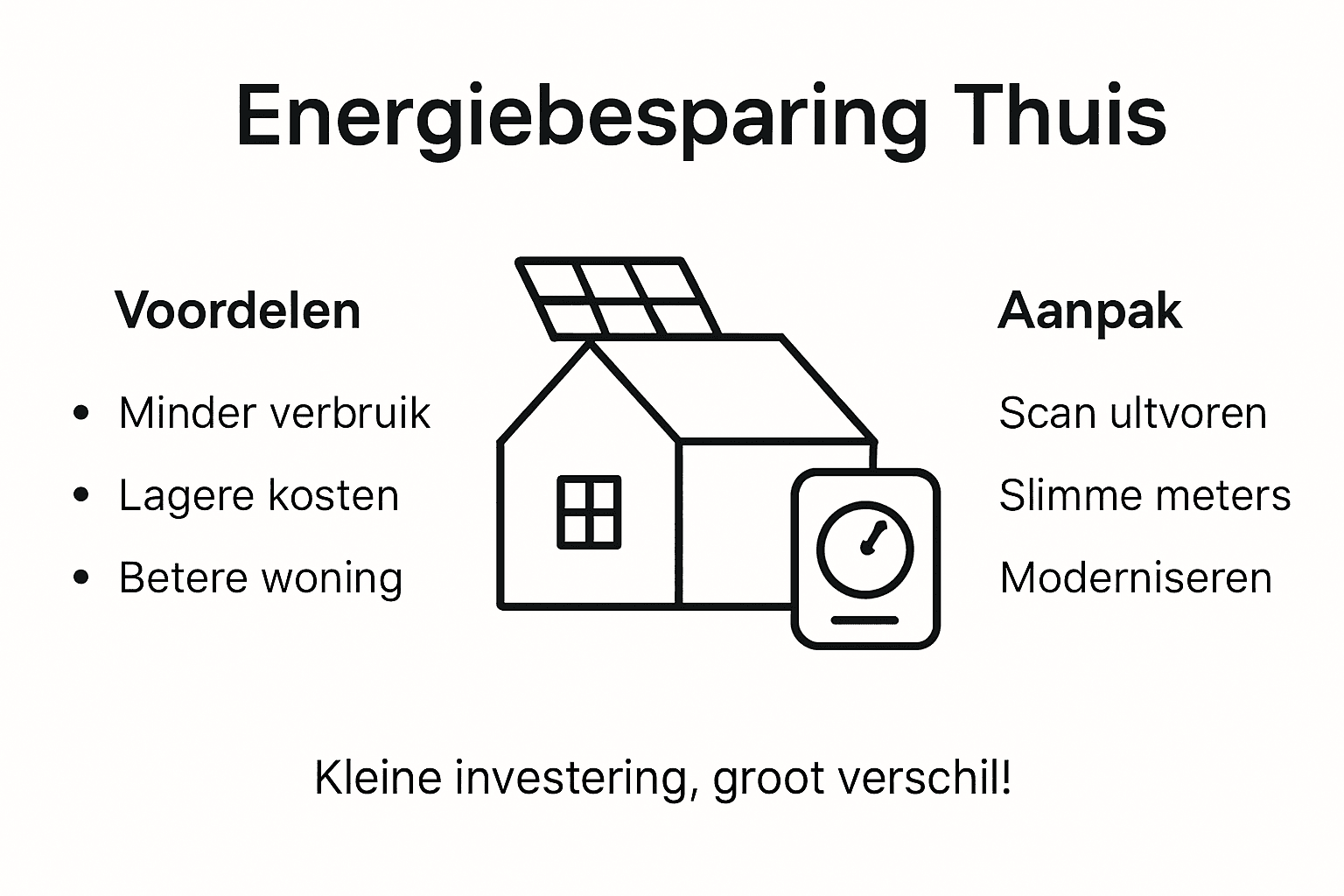 Infographic: Slim omgaan met energie – de voordelen en hoe je het aanpakt