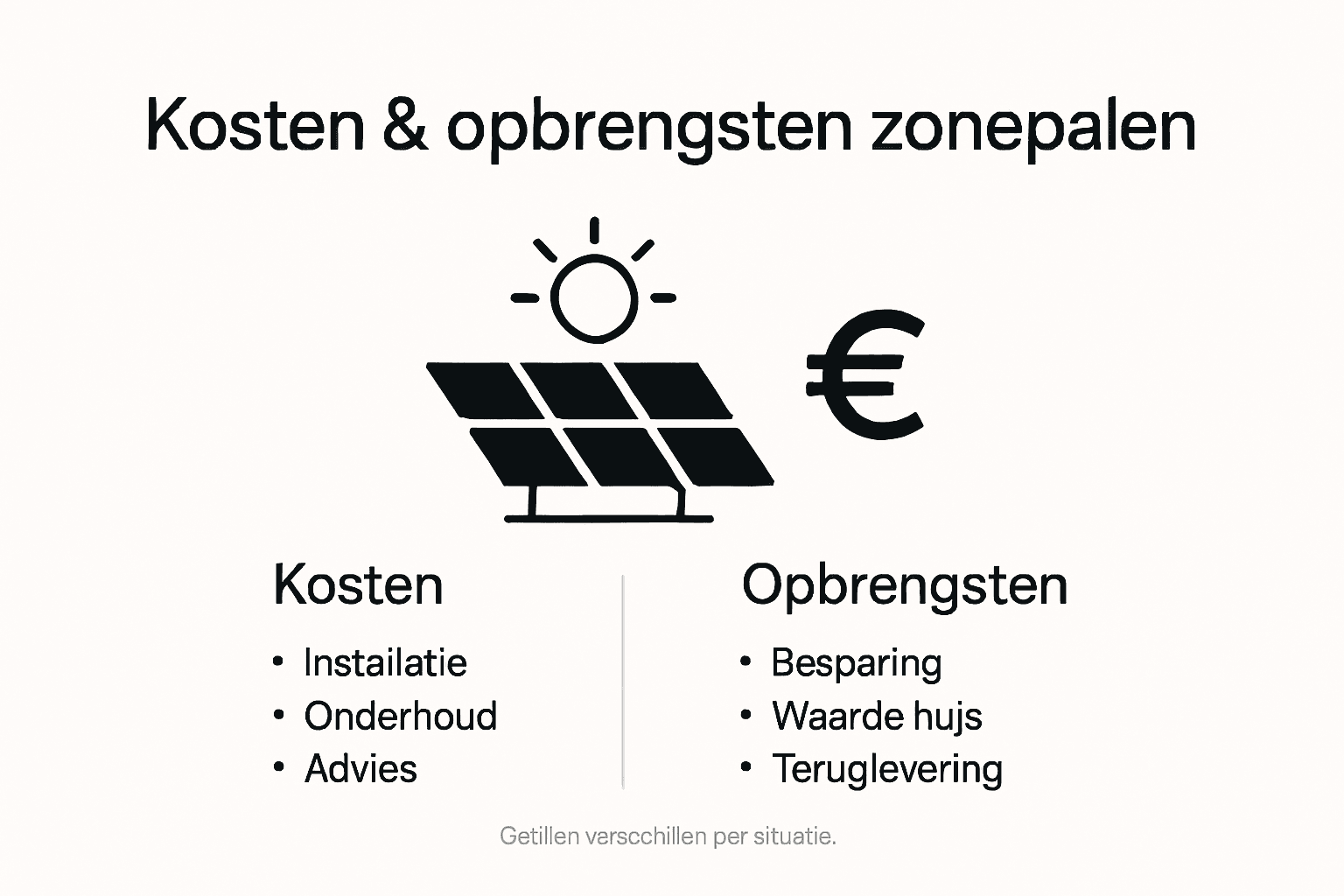 Overzicht: wat kosten zonnepanelen en wat leveren ze op?
