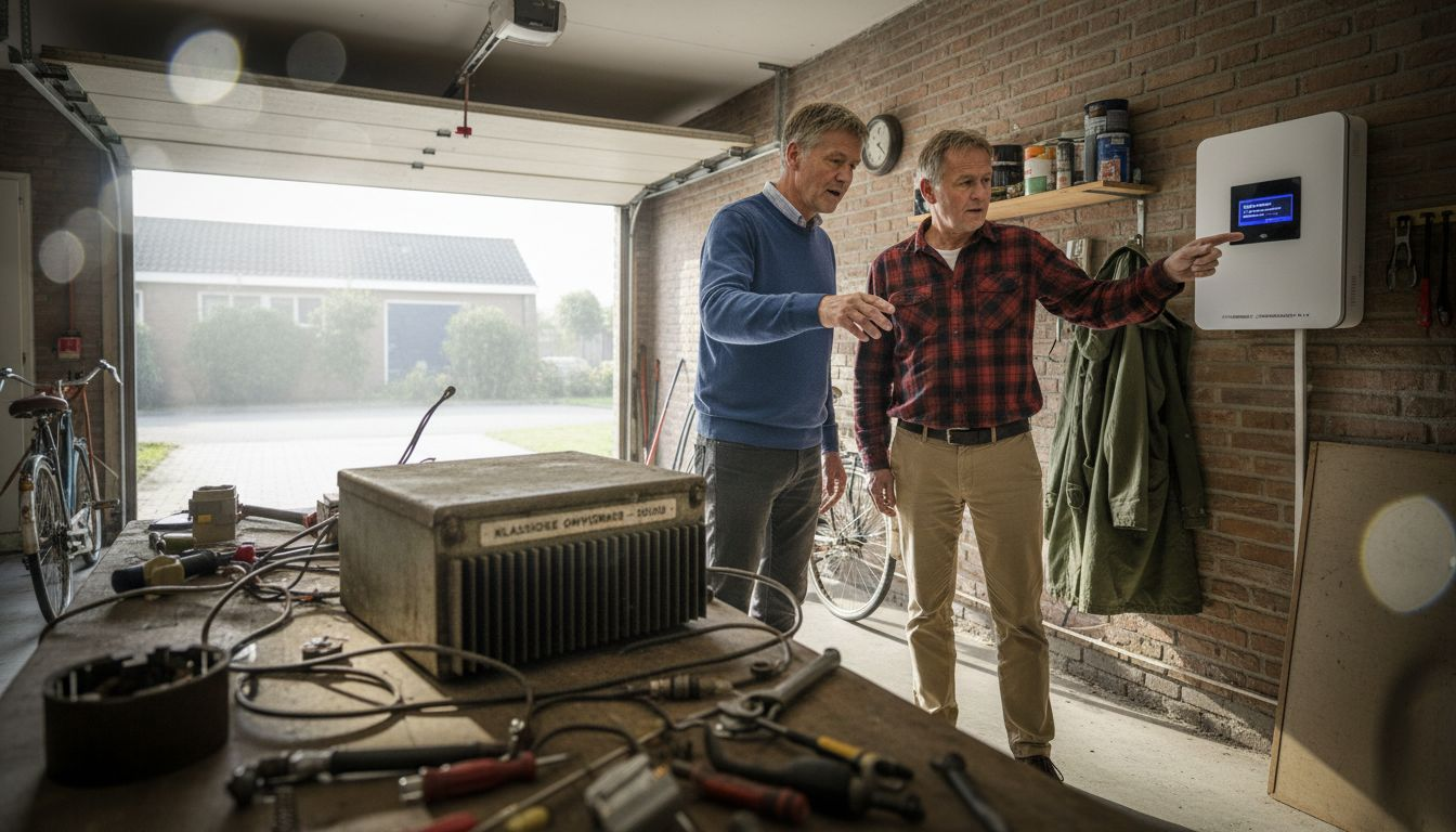 Klassieke en hybride omvormers: wat zijn de verschillen als je ze in de garage gebruikt?