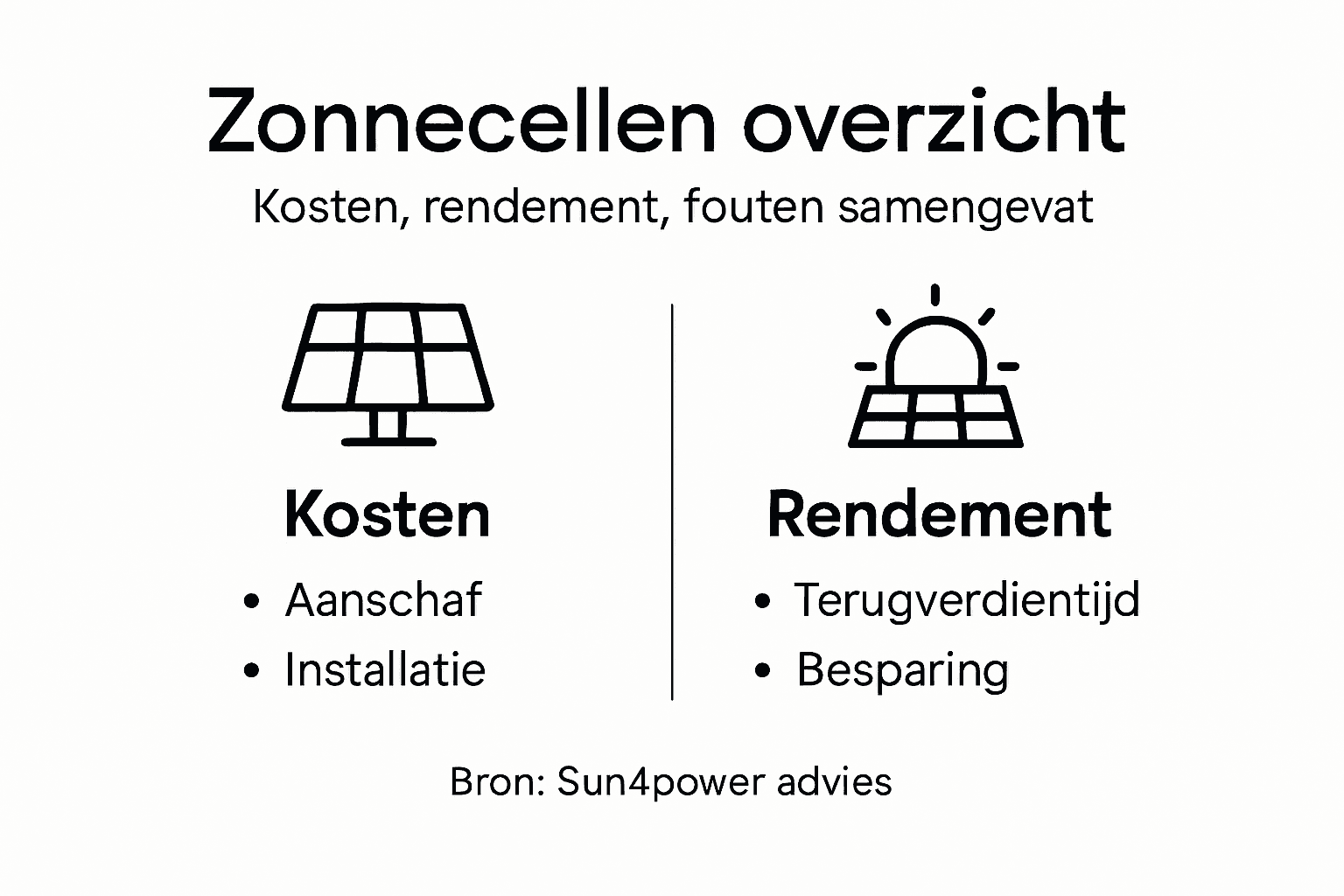 Overzicht: wat kosten zonnepanelen en wat leveren ze op?