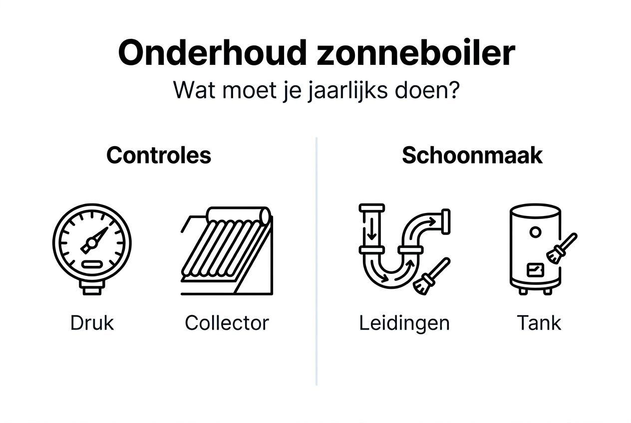 Overzicht: onderhoud en inspectie van je zonneboiler