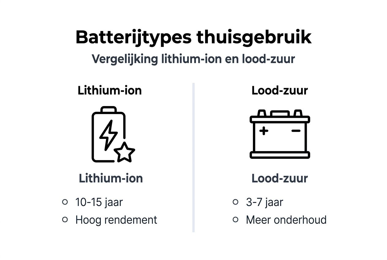 Infographic: lithium-ion versus loodzuur accu’s – de verschillen op een rij