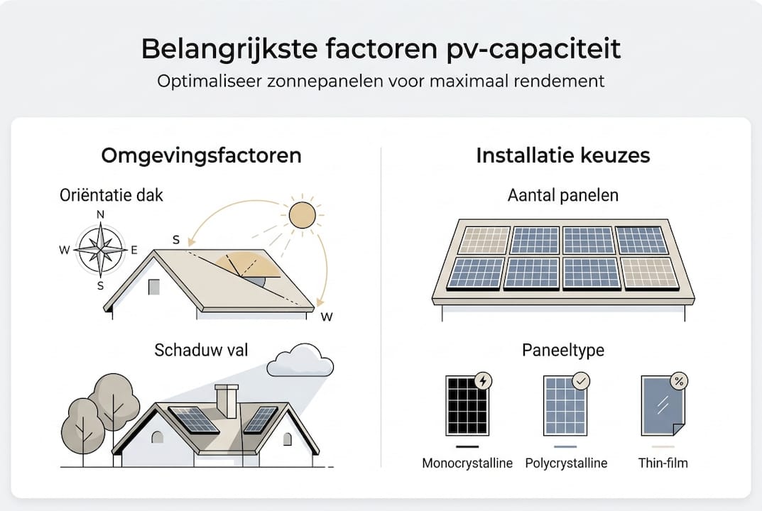 Infographic: welke factoren bepalen het optimale rendement van je zonnepanelen?