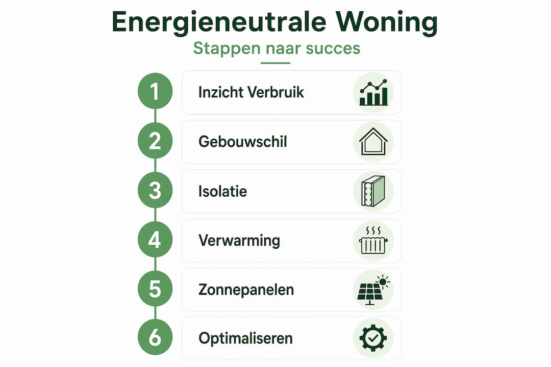 Zo maak je jouw huis energieneutraal: een praktisch stappenplan