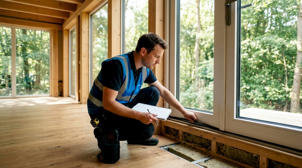 Een energieadviseur komt langs om de isolatie van je woning te controleren.