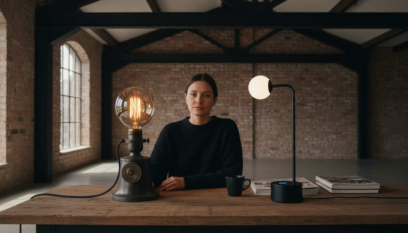 comparaison ampoule vintage moderne