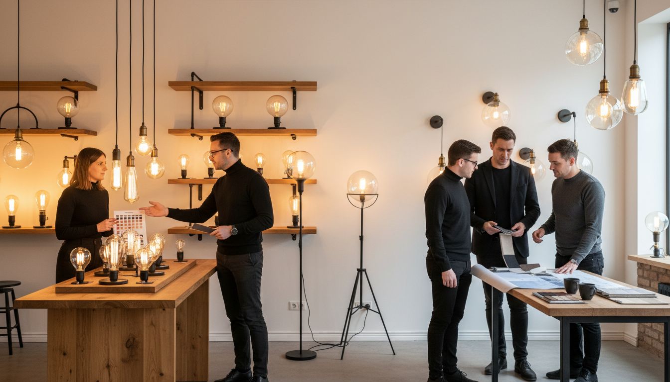 ampoules décoratives espace professionnel