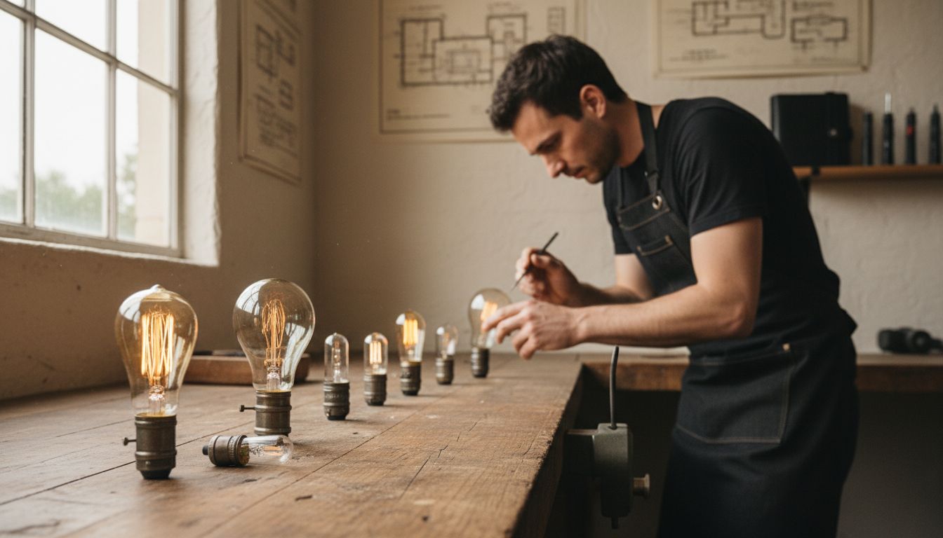 atelier ampoules vintage