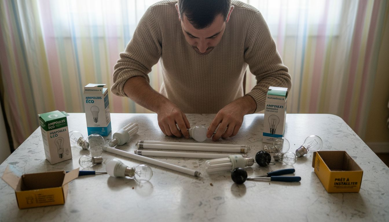 Professionnel chargé de trier et de sélectionner les différents modèles d’ampoules selon leur usage.