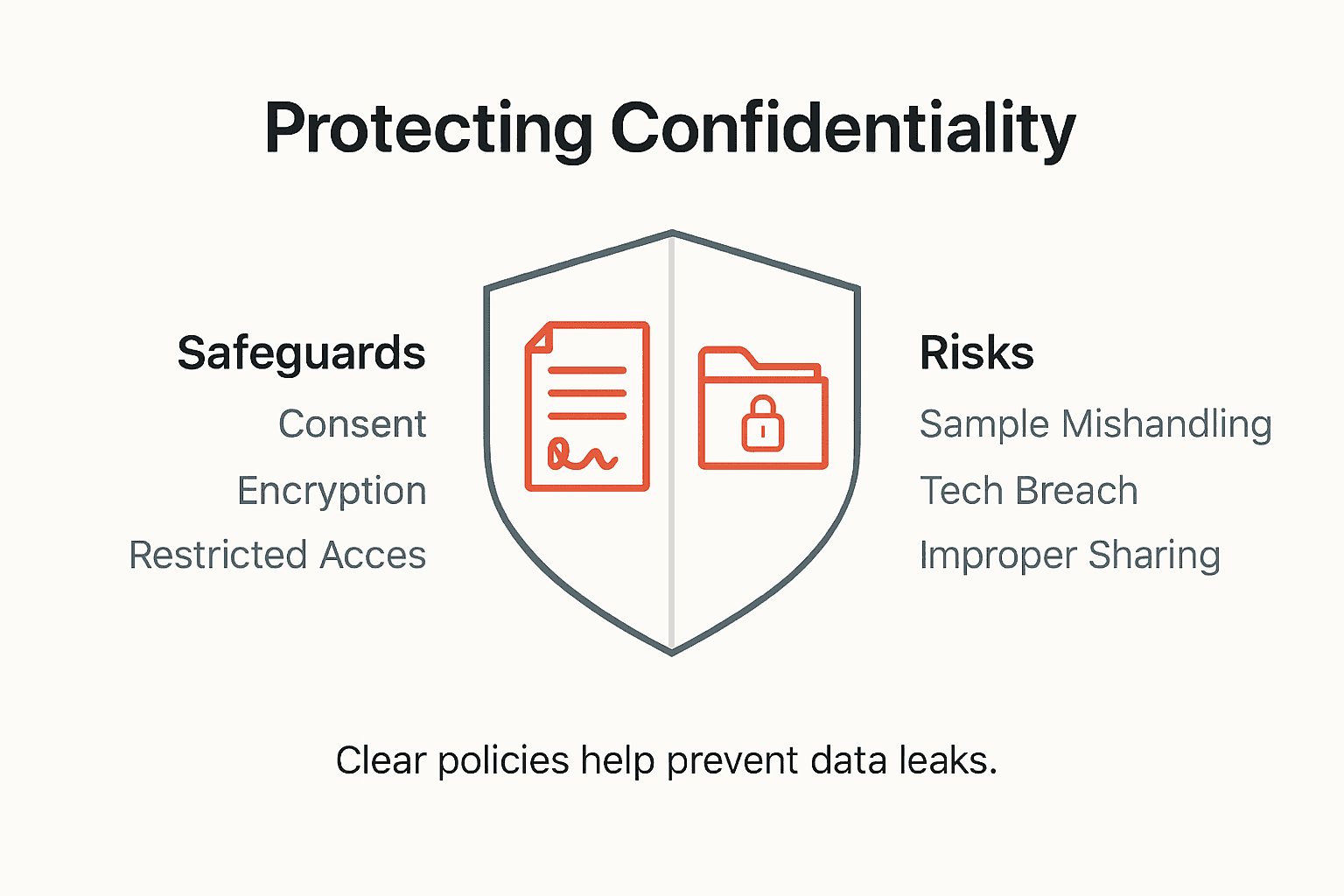 Infographic on safeguarding confidentiality during home drug testing