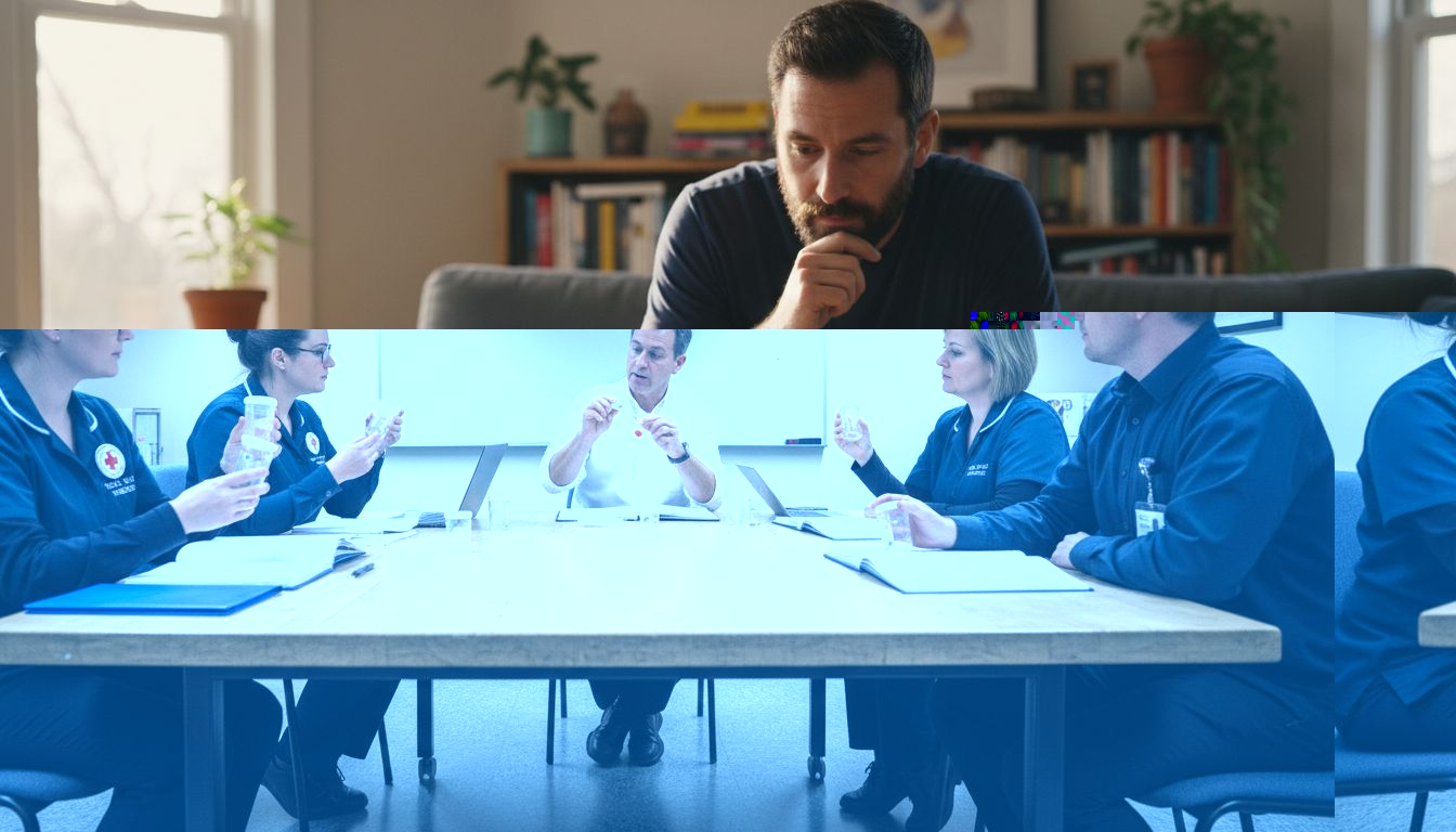 Staff learning drug testing documentation steps