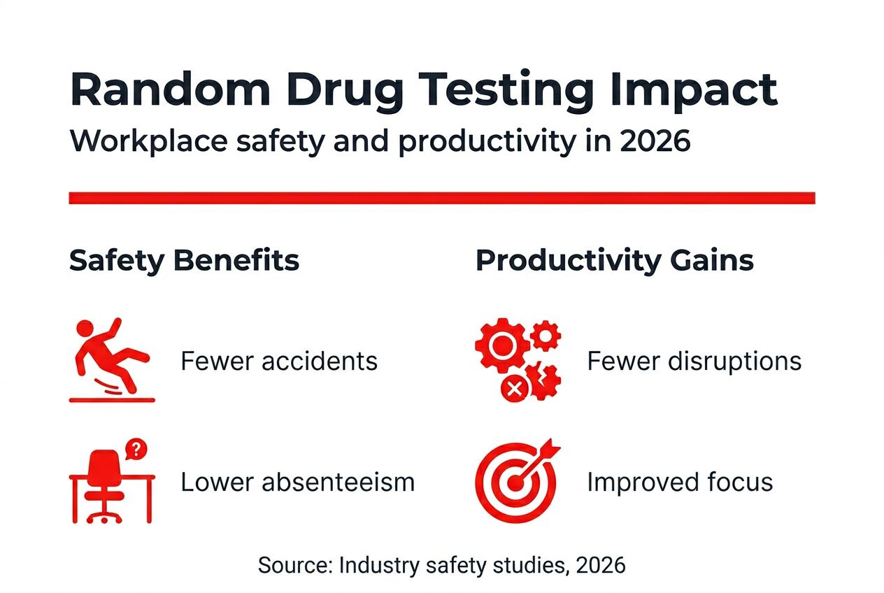 Infographic showing safety and productivity benefits