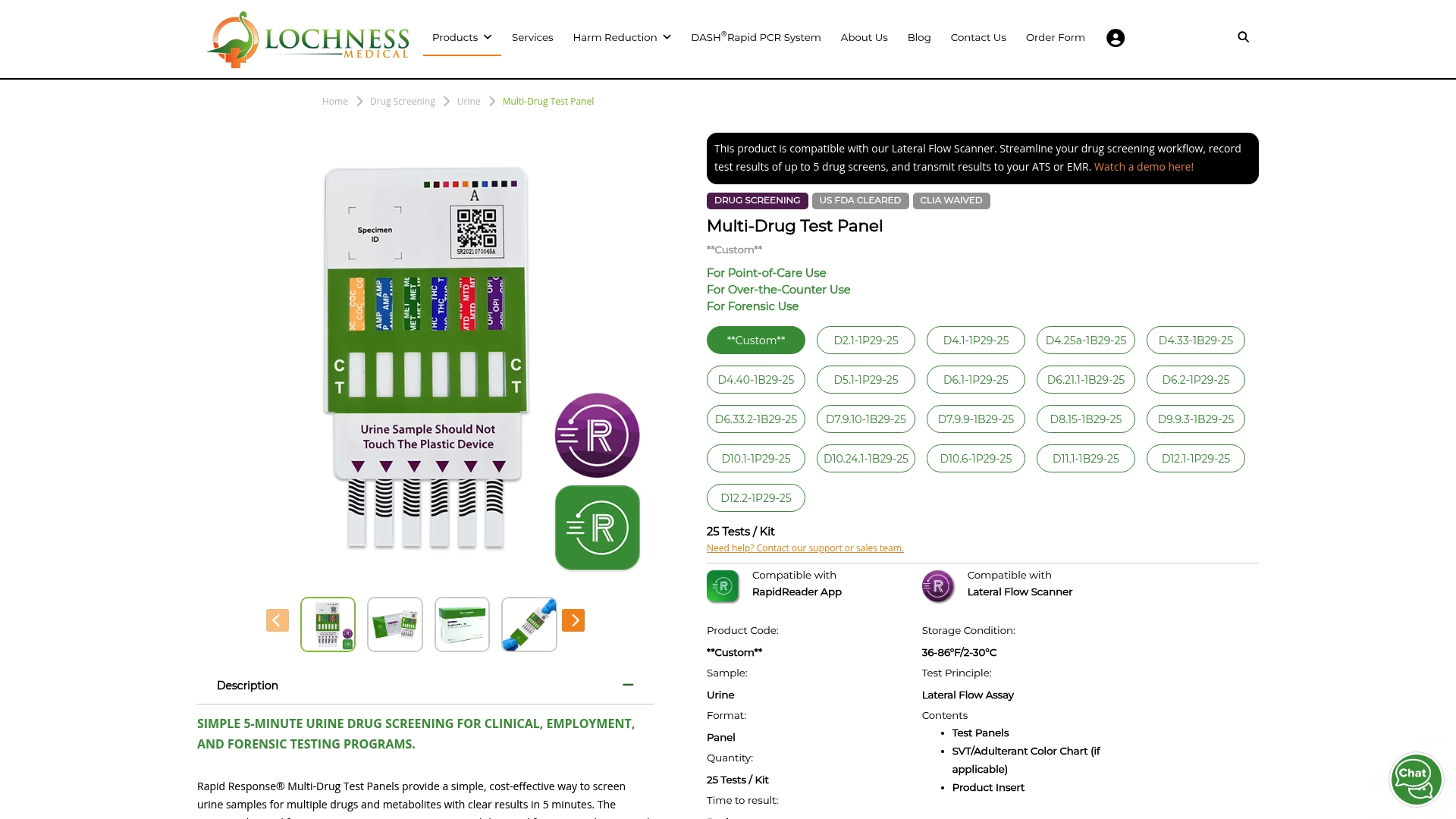 https://lochnessmedical.com/Product/multi-drug-test-panels