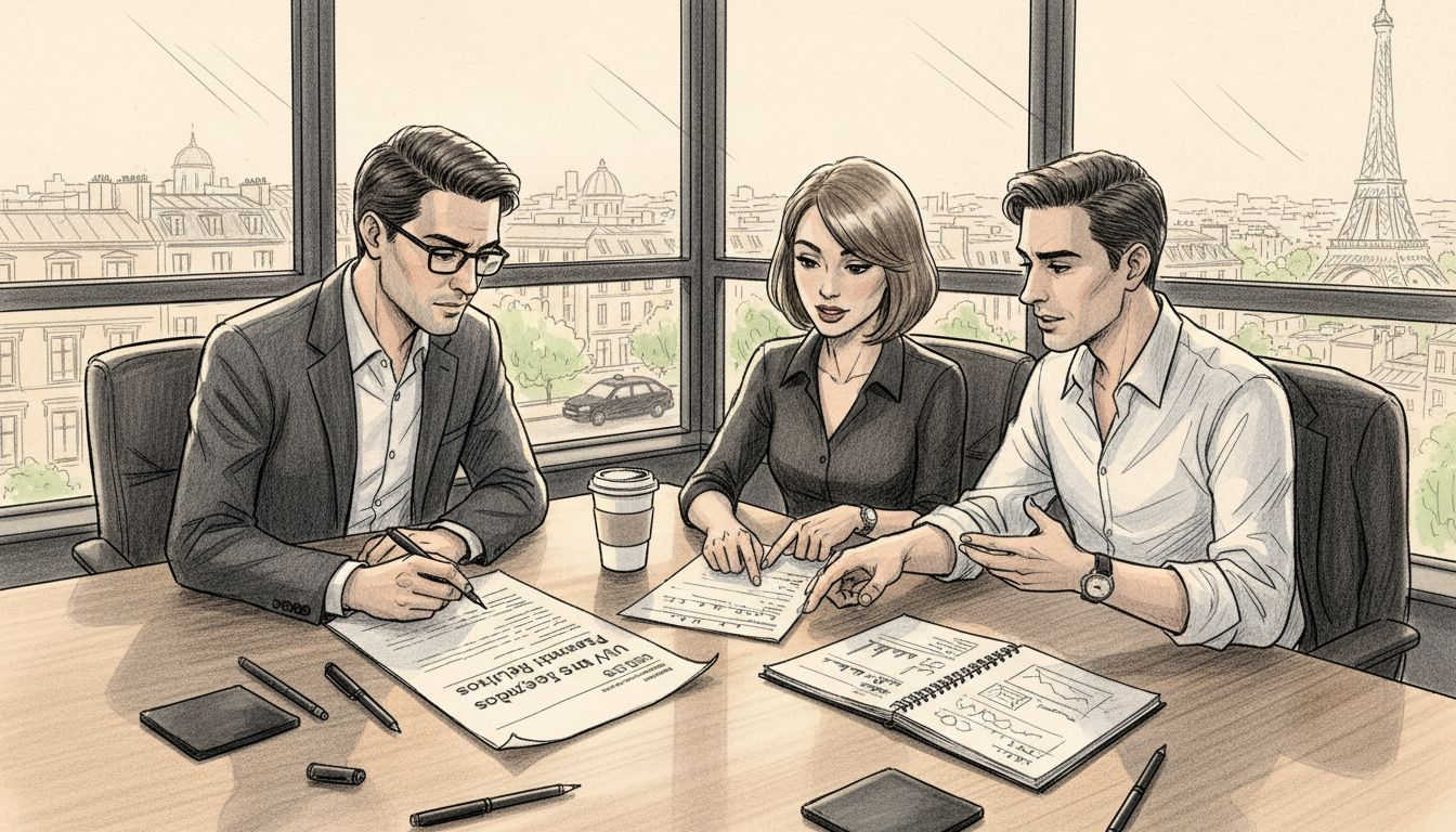 Financial adviser meeting with US expat couple