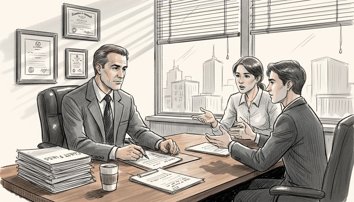 Financial adviser meeting US expats office