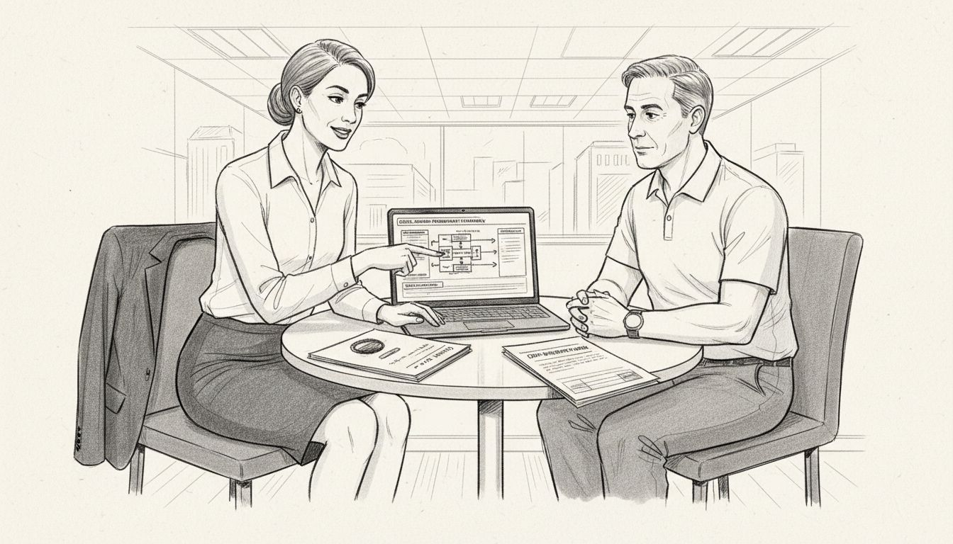 Advisor and US expat discuss compliance documents