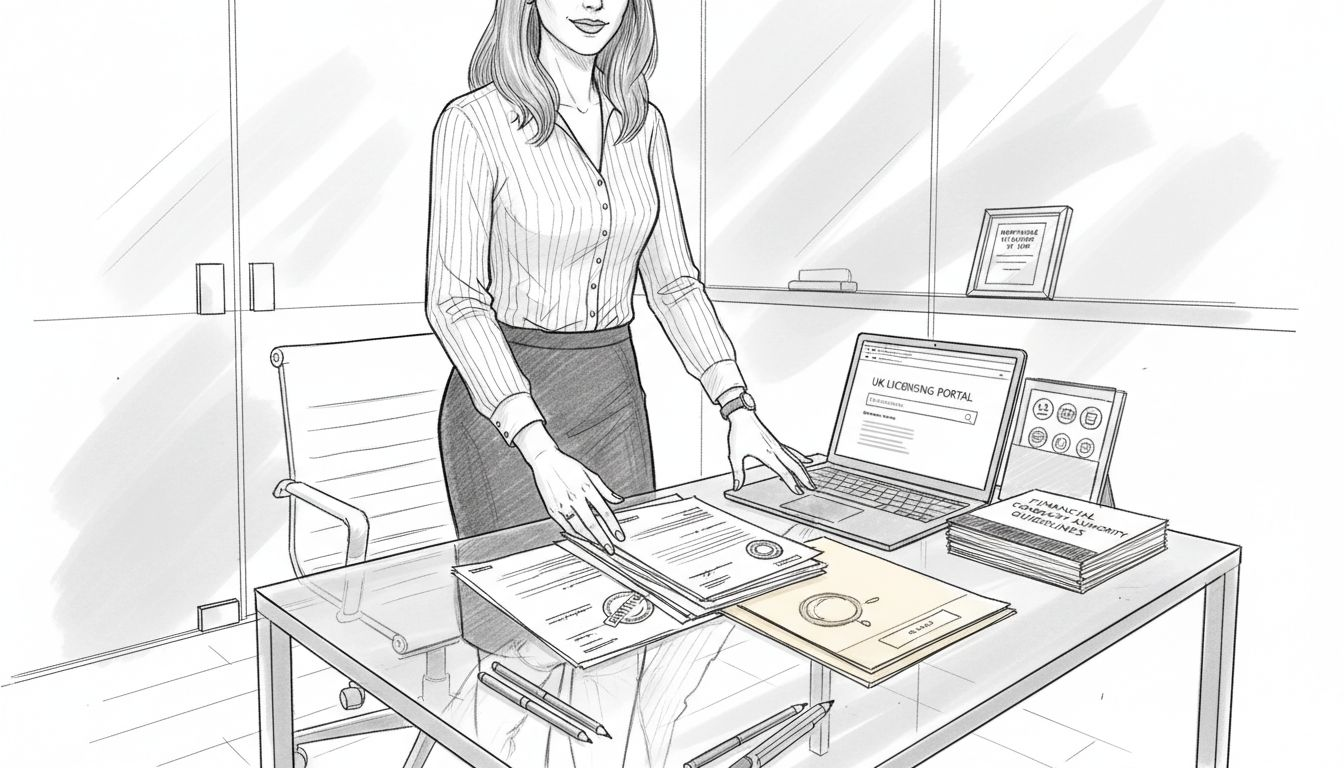 Advisor handling mortgage certification paperwork