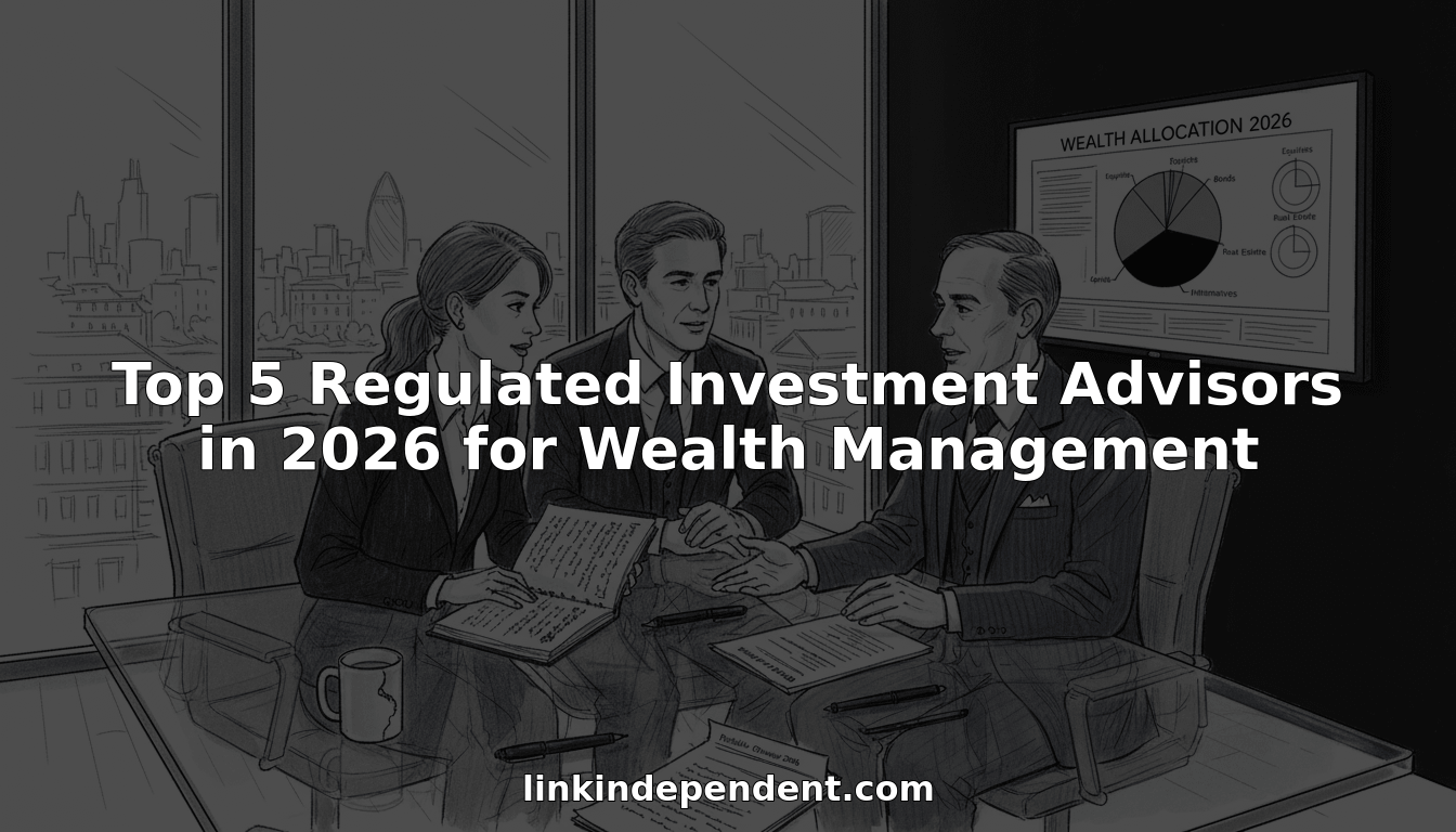 Advisor meeting with clients in office with charts