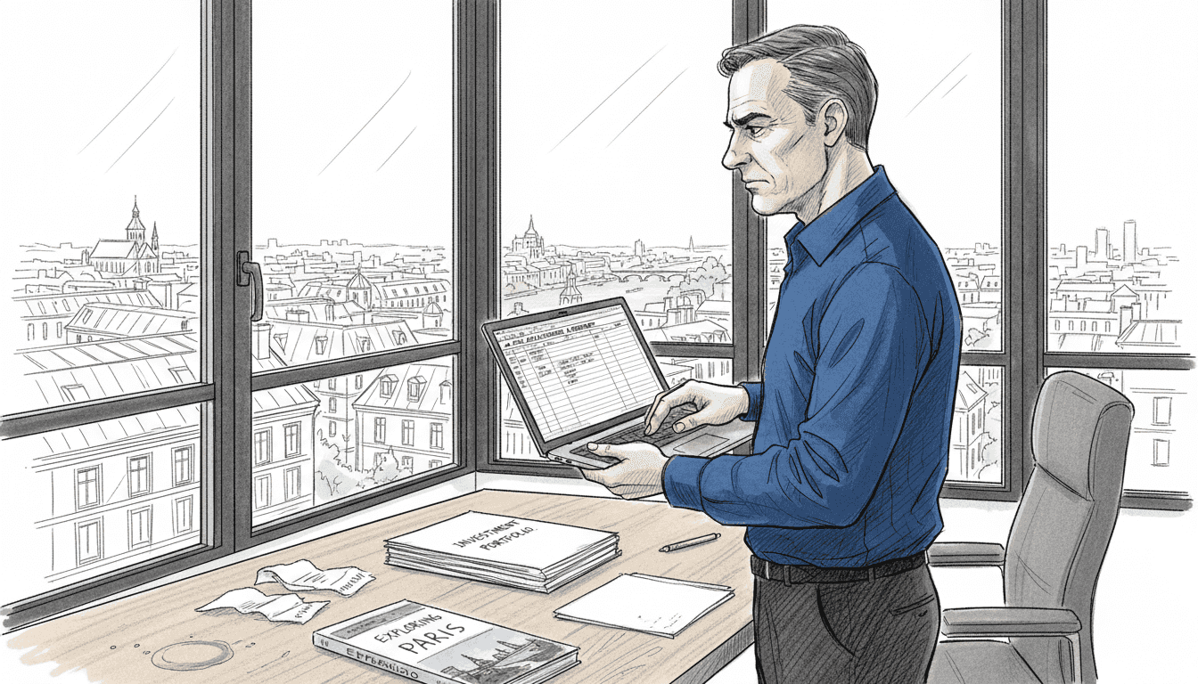 Expat reviews assets in European office