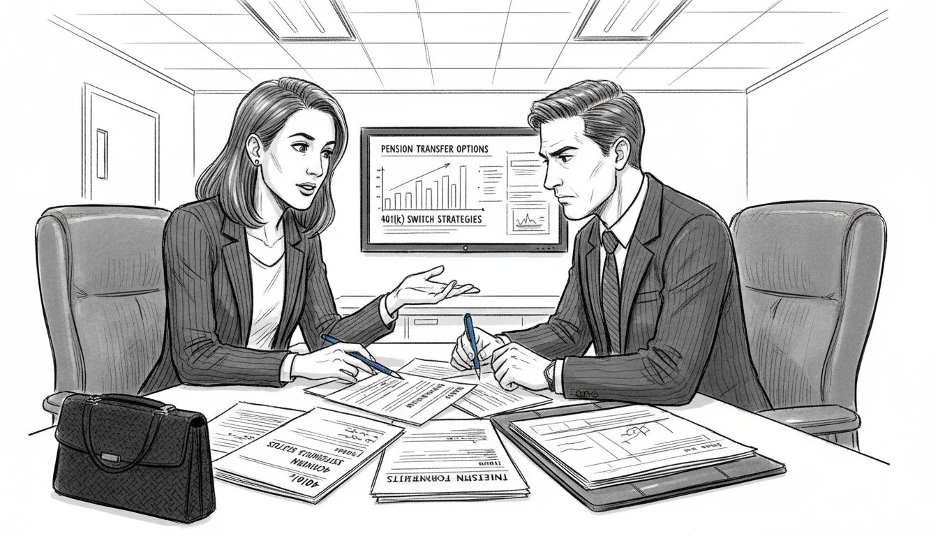 Advisor reviews 401(k) management paperwork