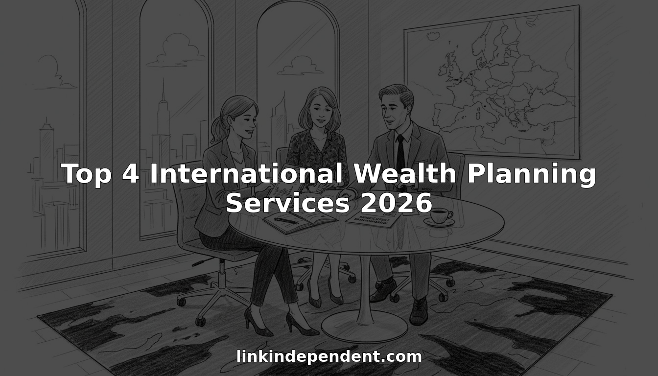 Consultants discussing wealth planning in city office