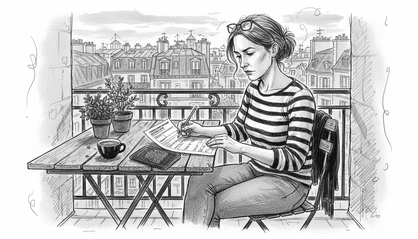 Woman reviewing Foreign Earned Income Exclusion form