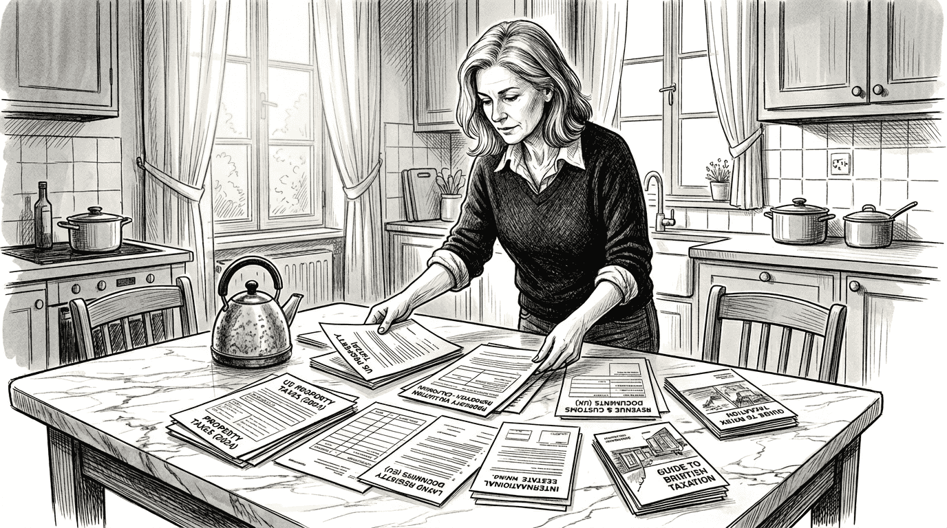 US expat sorting European estate paperwork