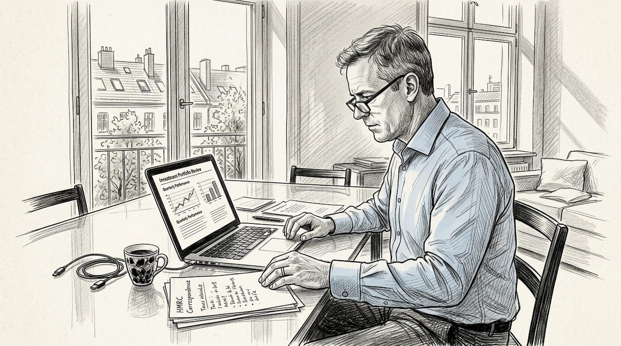 US expat reviewing investments in Berlin apartment