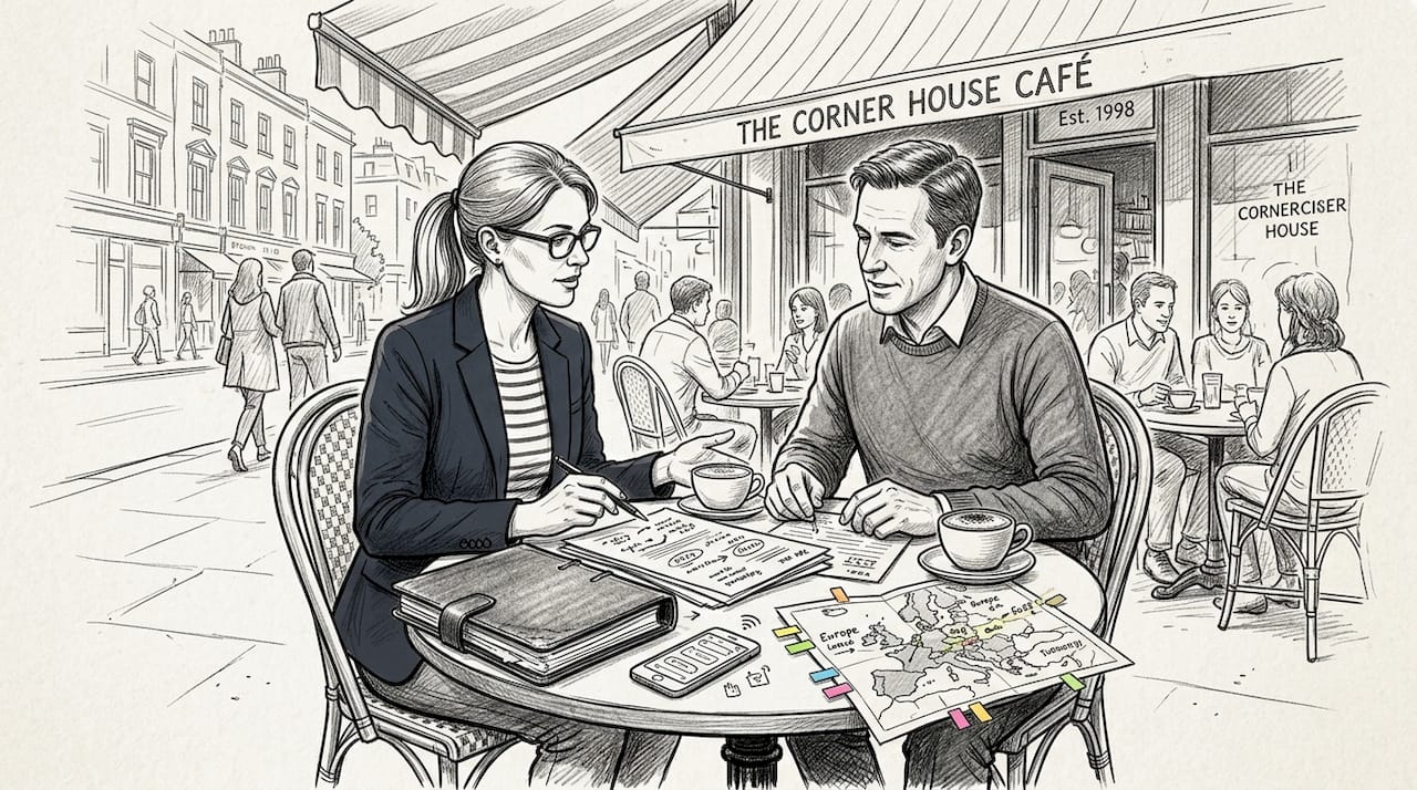 Financial adviser discusses cross-border documents