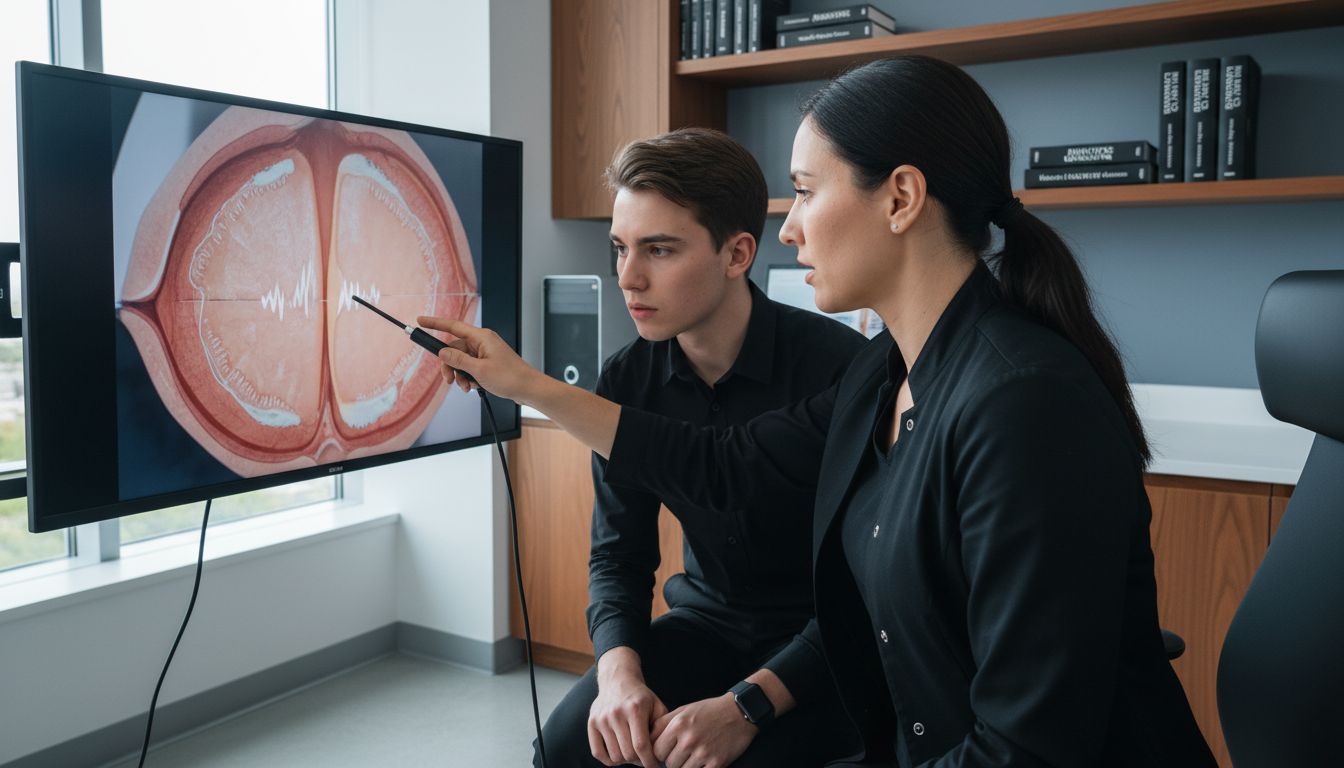 vocal cord examination