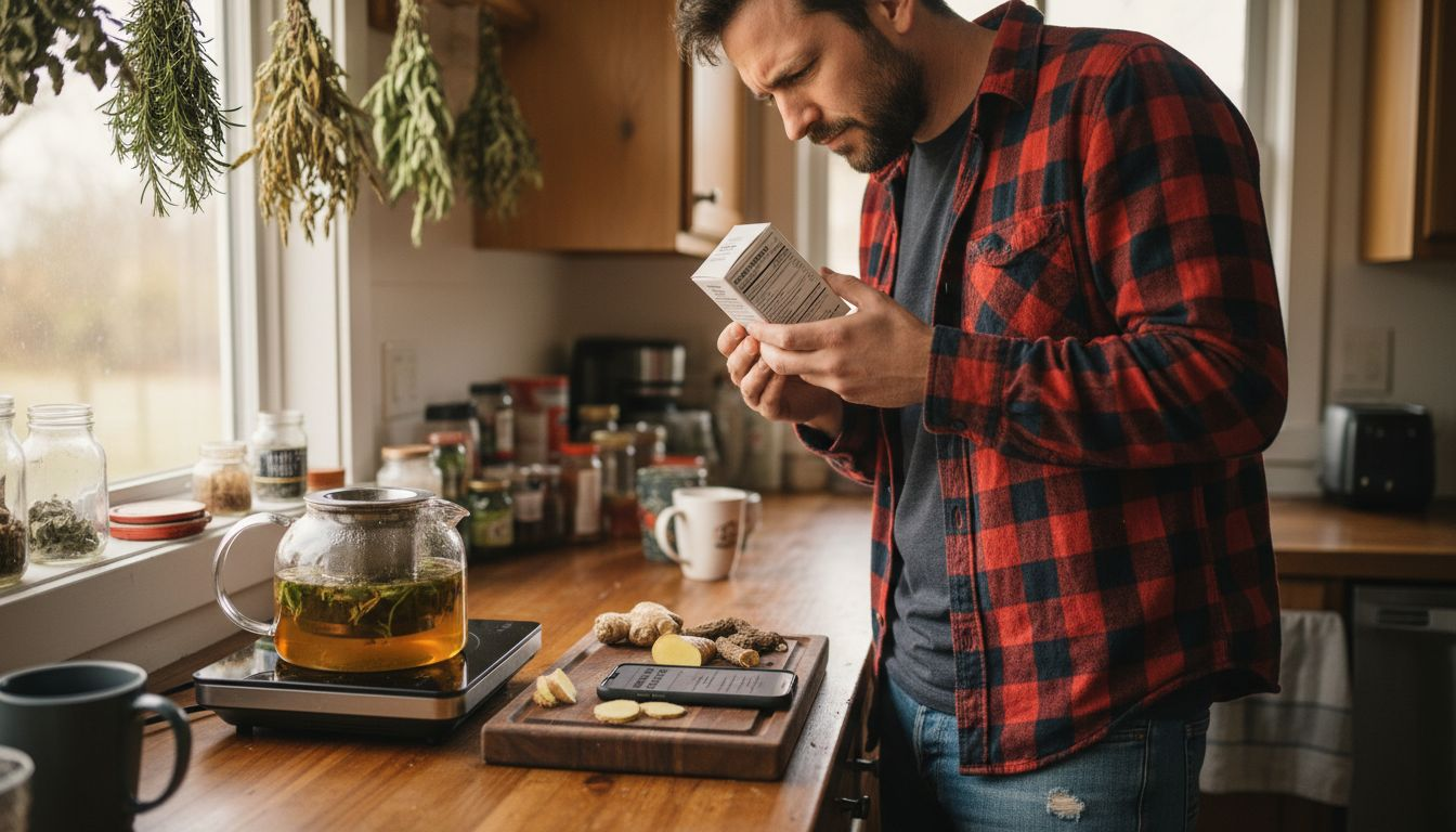 Vocalist brews adaptogenic herbal tea