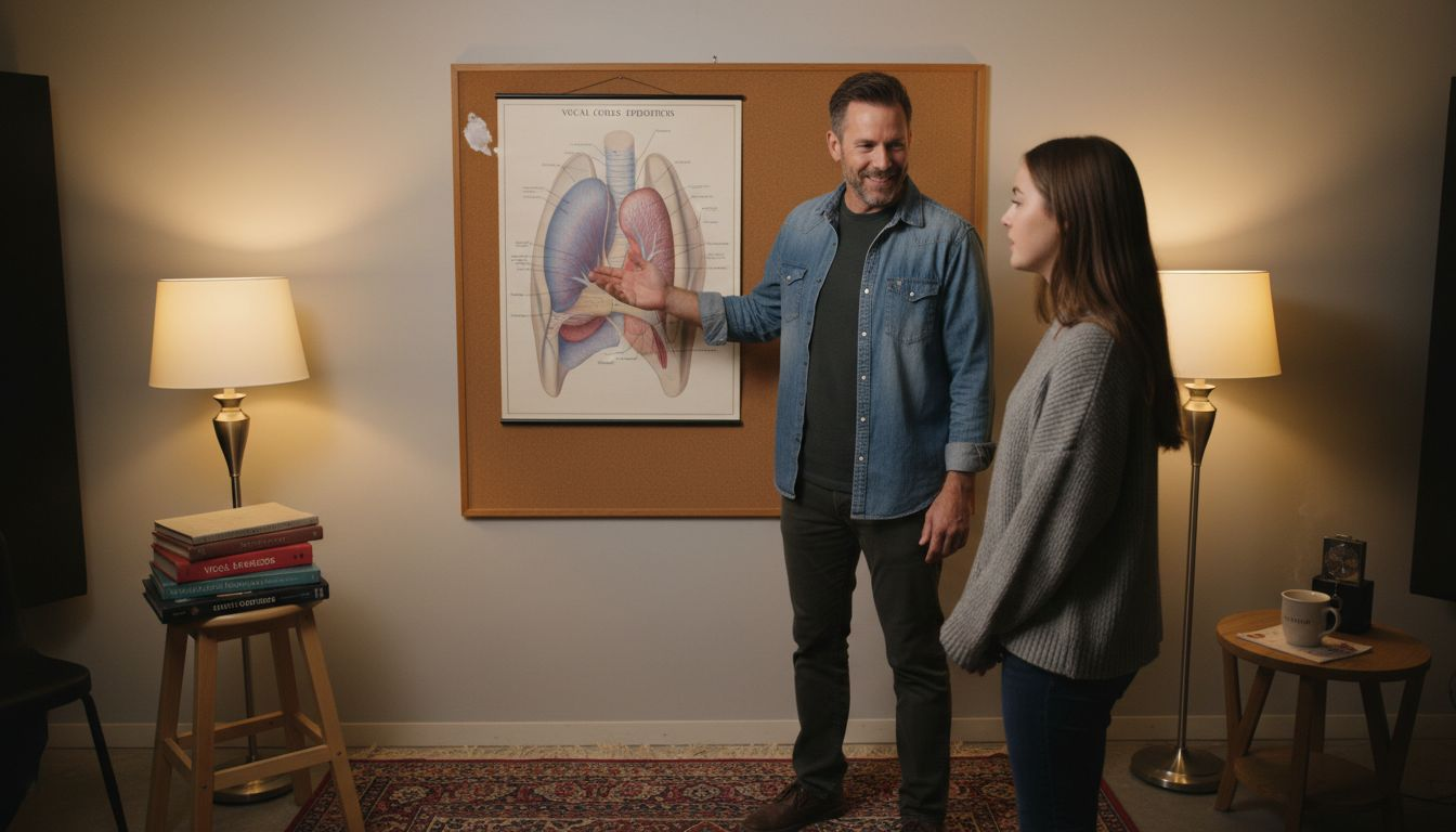 Vocal coach explains voice strain prevention