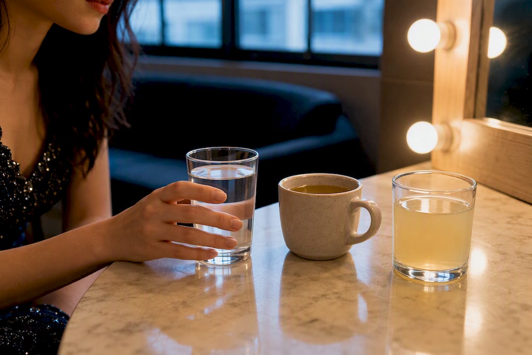 Water tea and electrolyte drink for hydration