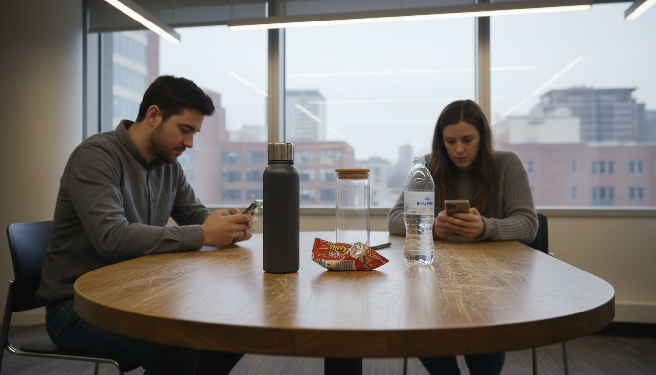 Three bottle types side by side on table