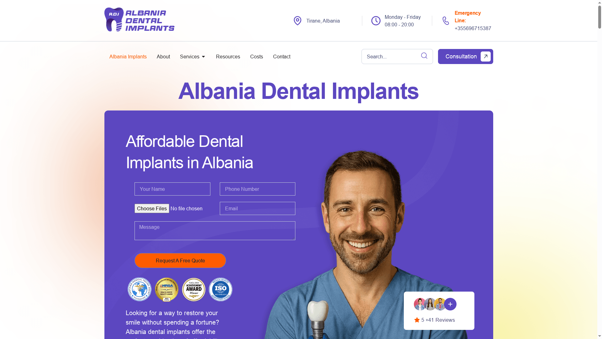 https://albaniadentalimplants.com