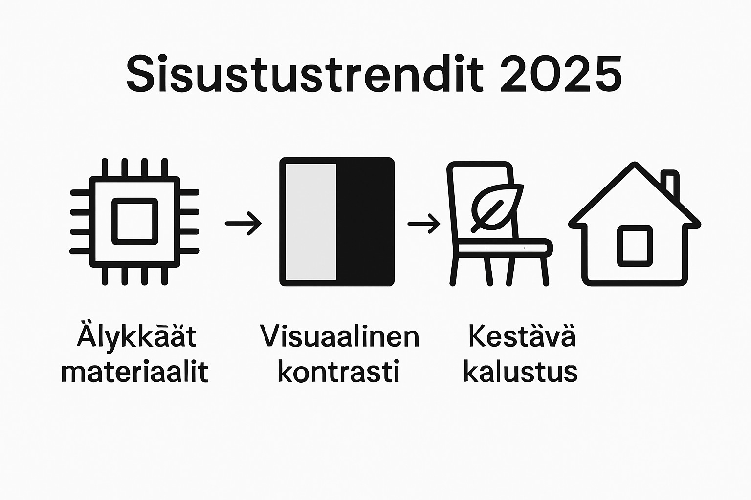 Comparison of 2025 interior trends infographic