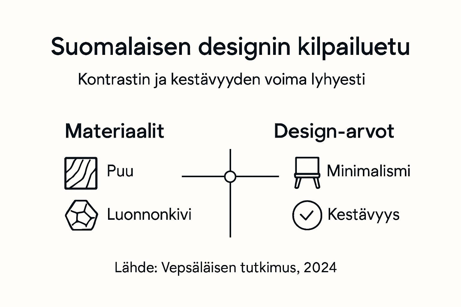 Infografiki: mocne strony i przewaga konkurencyjna fińskiego designu