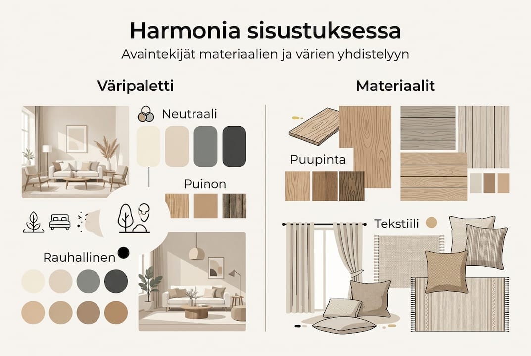 Infografika: Jak stworzyć harmonijny wystrój wnętrz – prezentacja kluczowych czynników