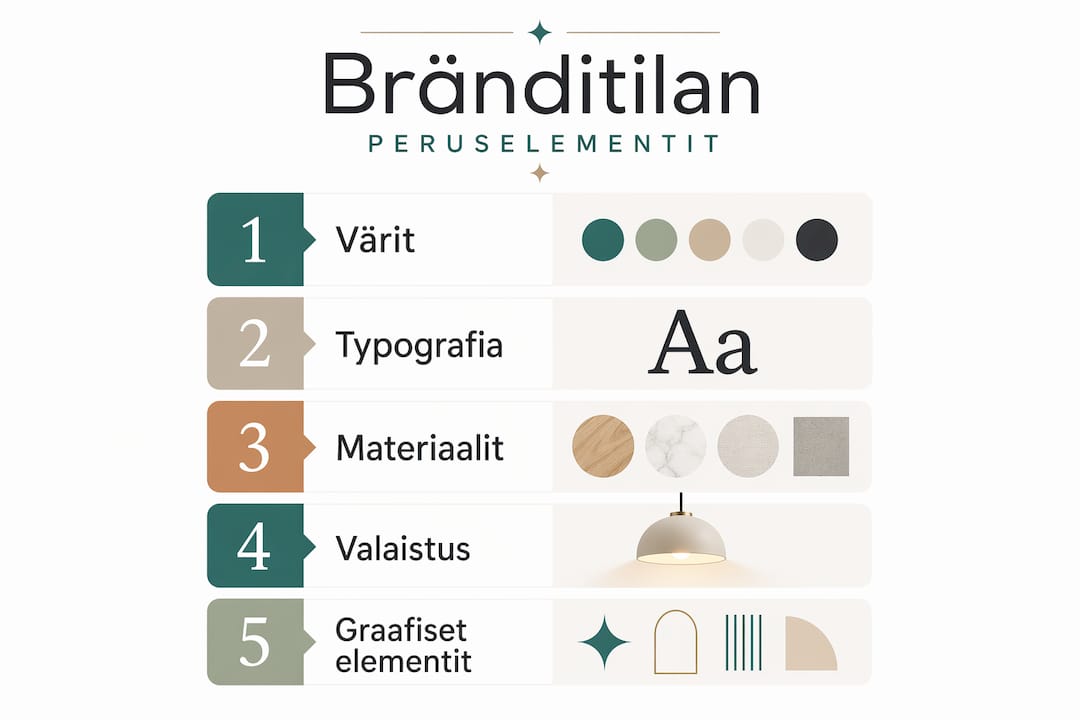 Infographic: the five cornerstones of a brand space