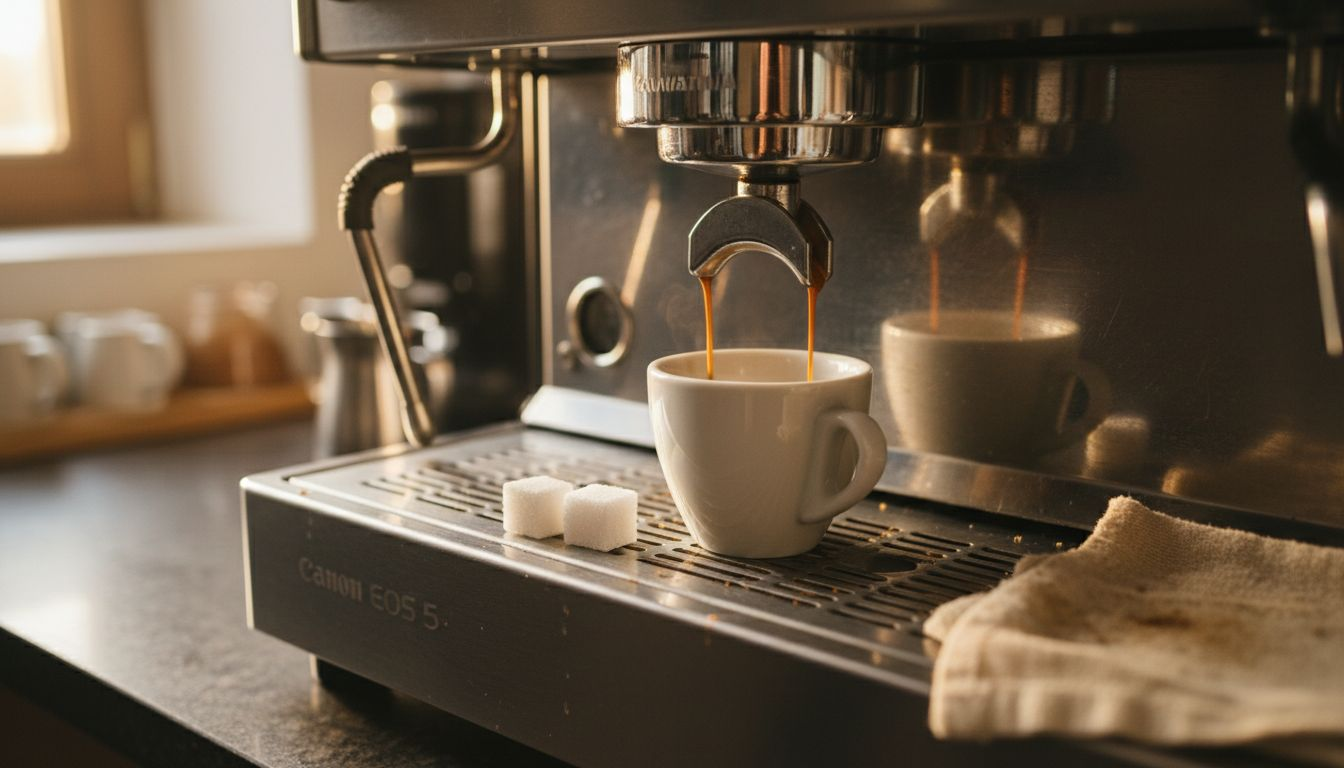 Ekspres ciśnieniowy pozwala cieszyć się prawdziwym espresso przygotowanym tuż przed Tobą.