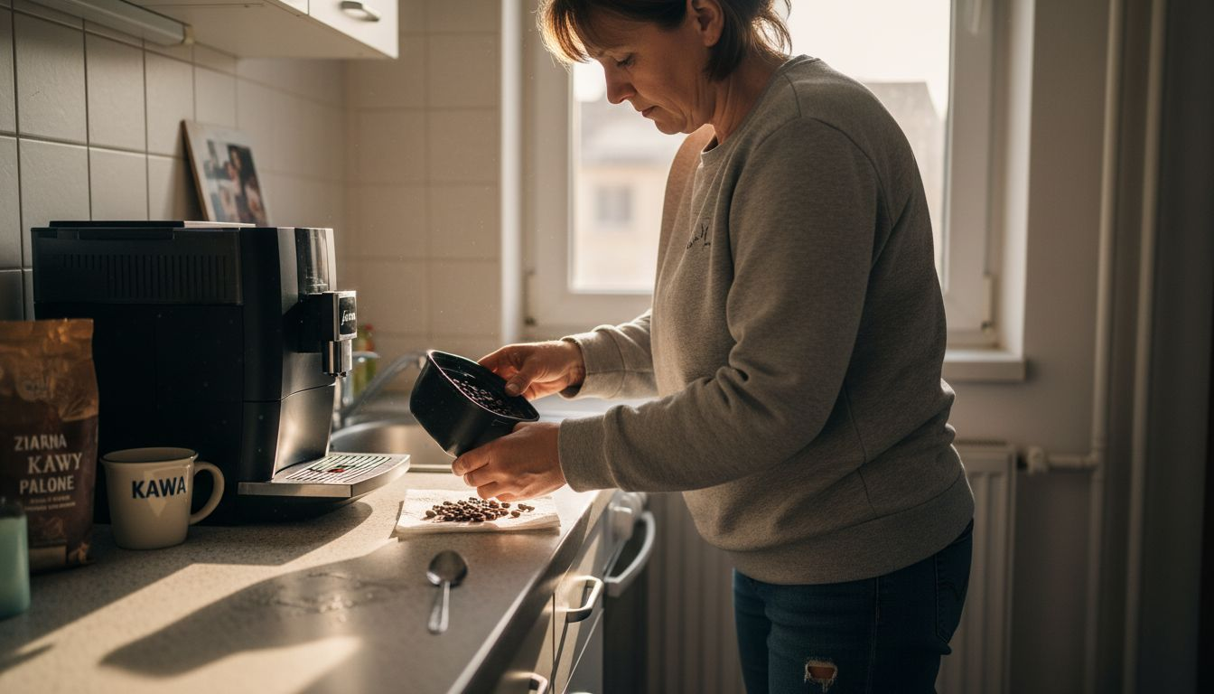 Opróżnianie pojemników w ekspresie Jura