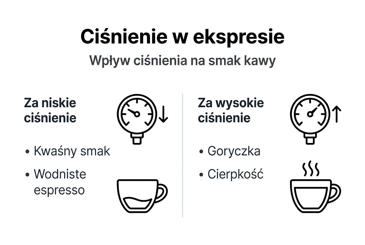 Infografika: Jak ciśnienie wpływa na aromat i smak kawy