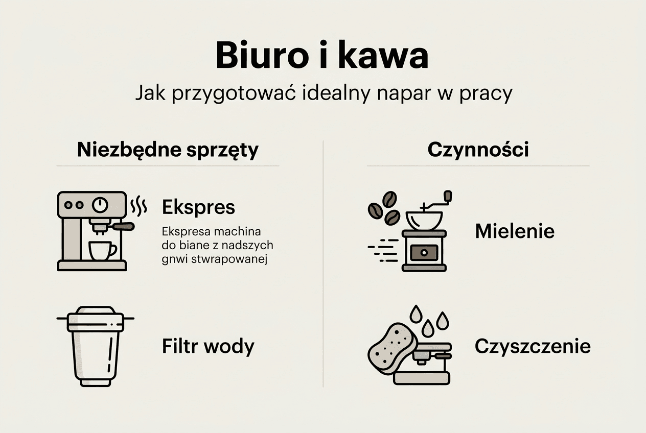 Infografika: Sposoby na idealną kawę w biurze