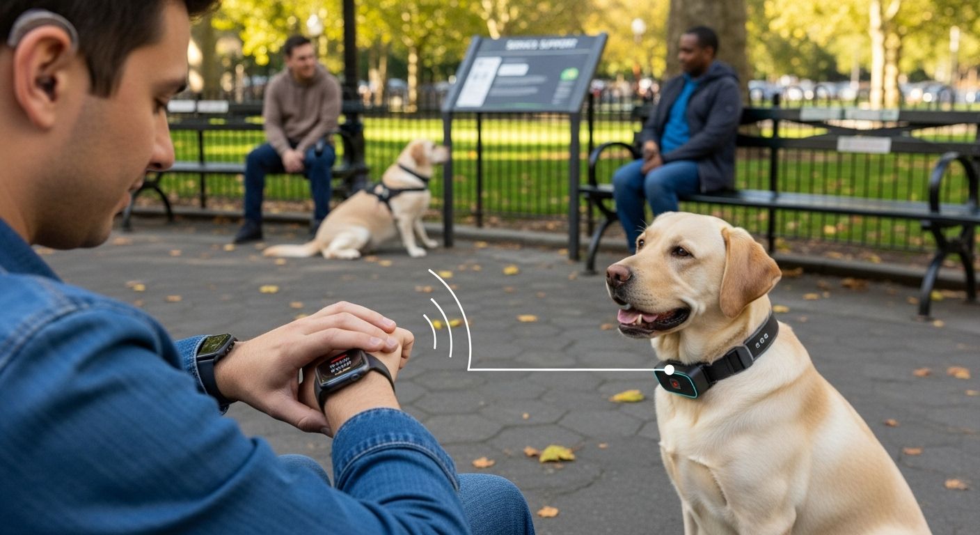 service support dog alert