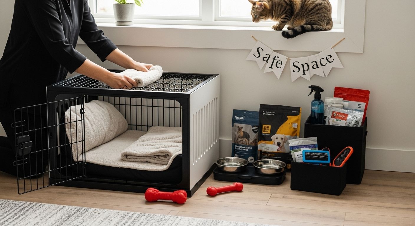 create pet safe space
