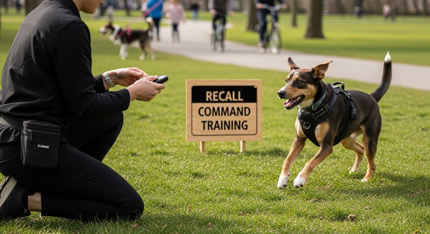 dog recall command training