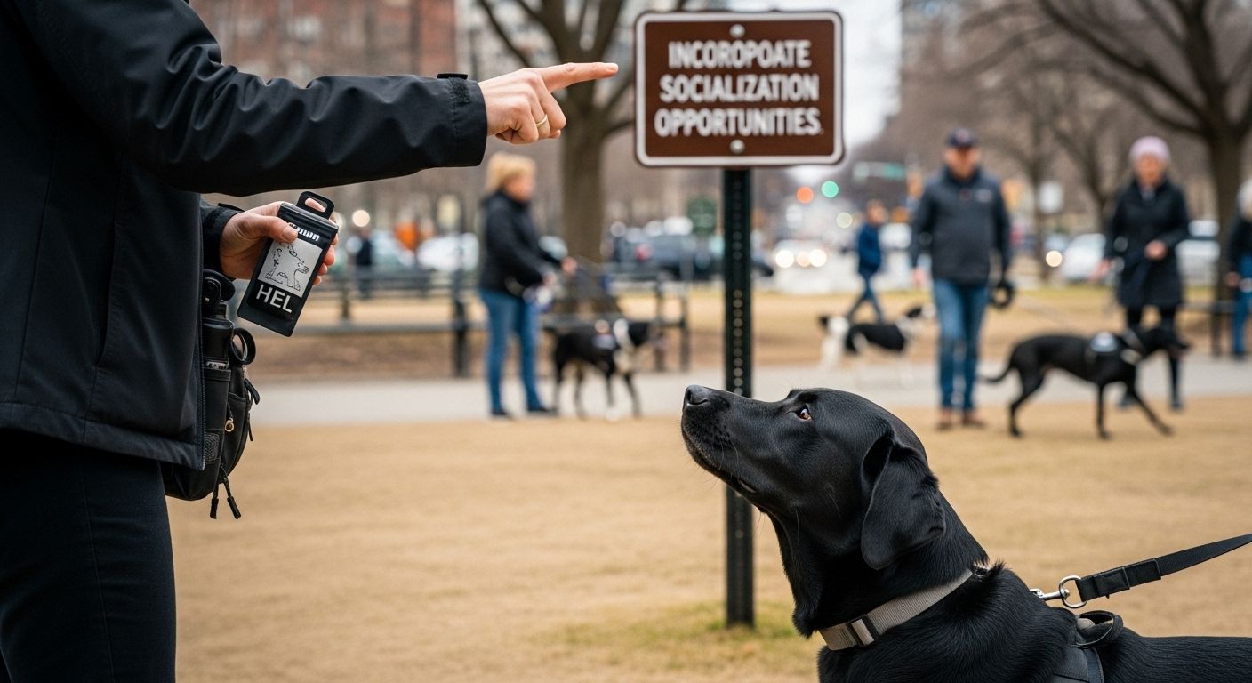 service dog training socialization